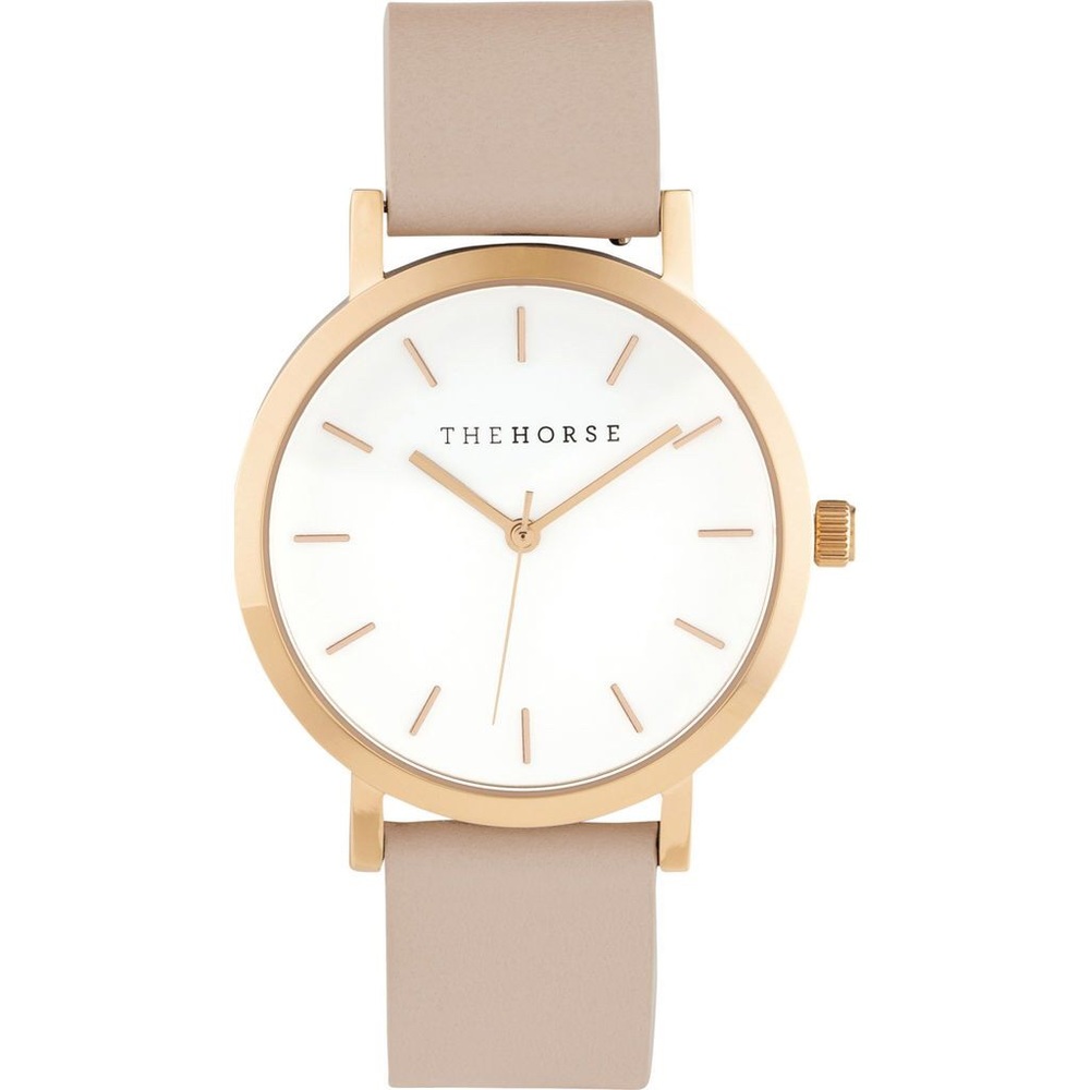 The Horse Rose Gold Blush Band Watch